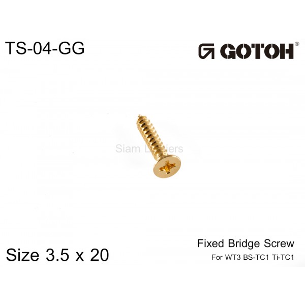 น๊อต Fixed Bridge Gotoh TS-04-GG 3.5x20
